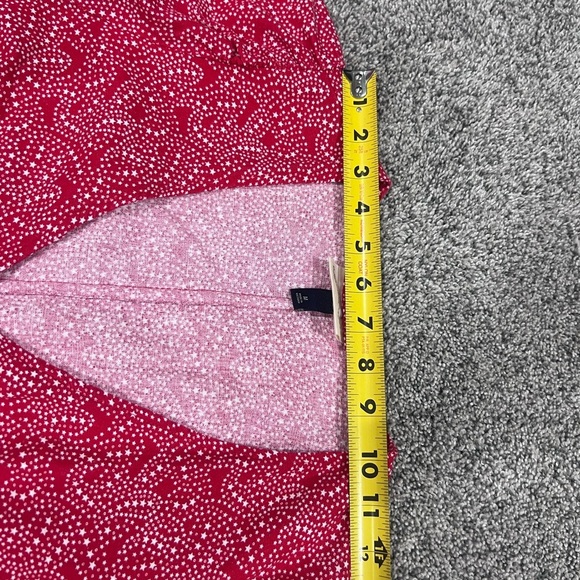 Universal Thread Red Linen Blend Stars Paisley Mini A Line Dress Size Medium - Picture 12 of 13